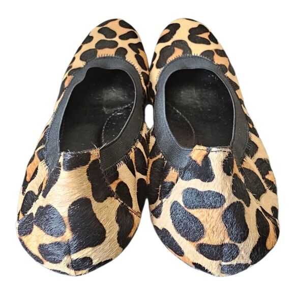 VANELI Leopard Pony Hair Ballet Flats - Size 8S - Picture 4 of 7